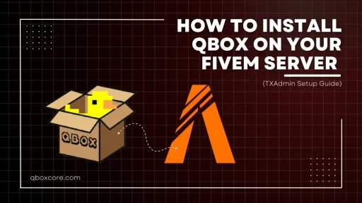 Step-by-step guide showing how to install Qbox on a FiveM server using txAdmin
